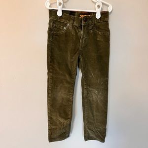 Crewcuts J. Crew boys corduroy forest green (5)